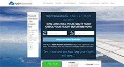 Desktop Screenshot of flight-durations.com